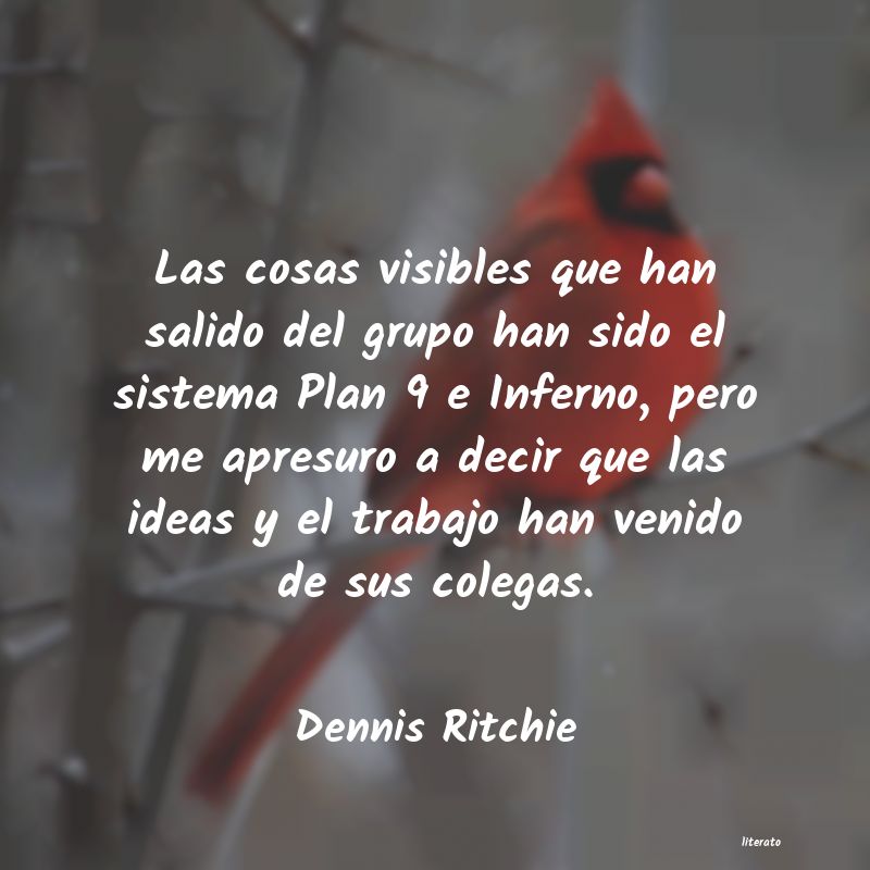 Frases de Dennis Ritchie