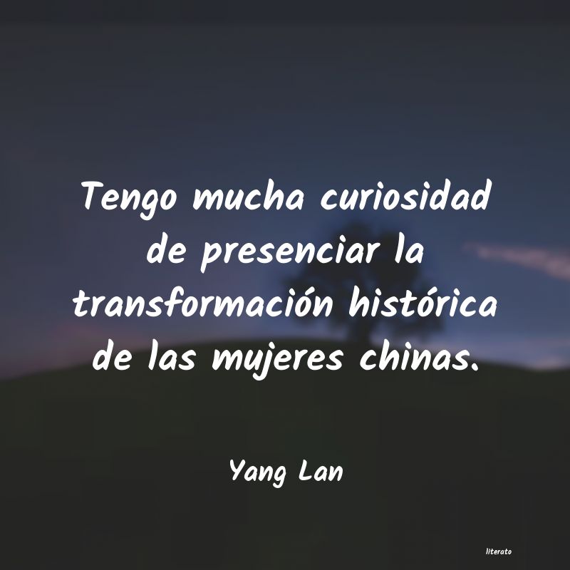 frases de Yang Lan