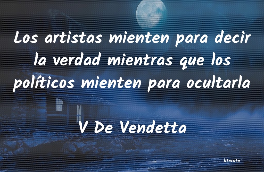 Frases de V De Vendetta