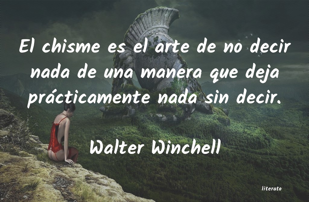 Frases de Walter Winchell