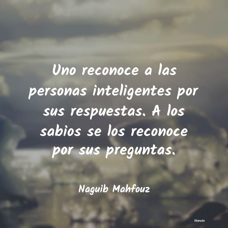 Frases de Naguib Mahfouz