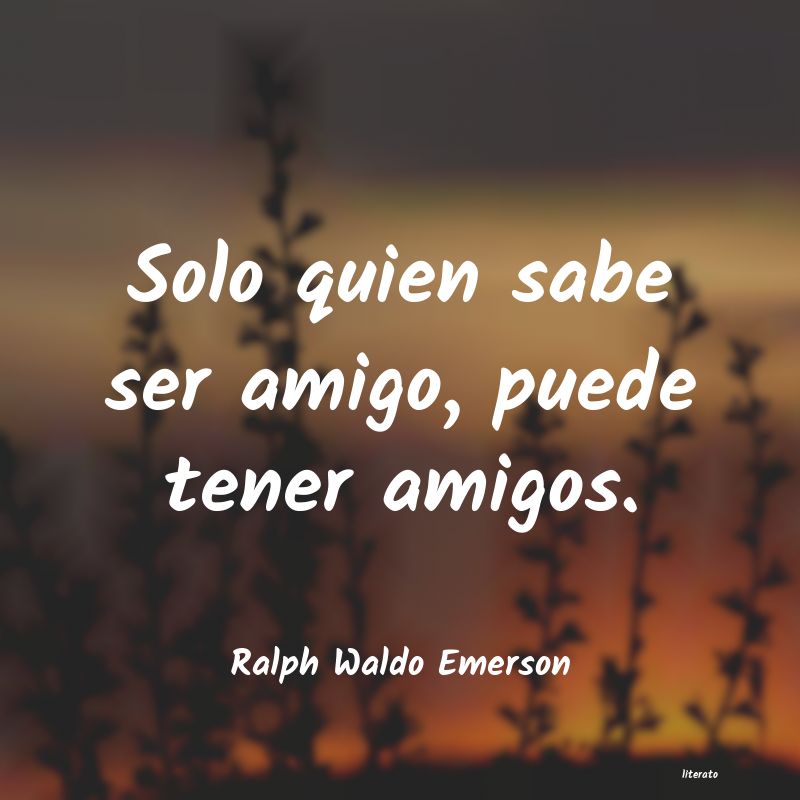 Frases de Ralph Waldo Emerson