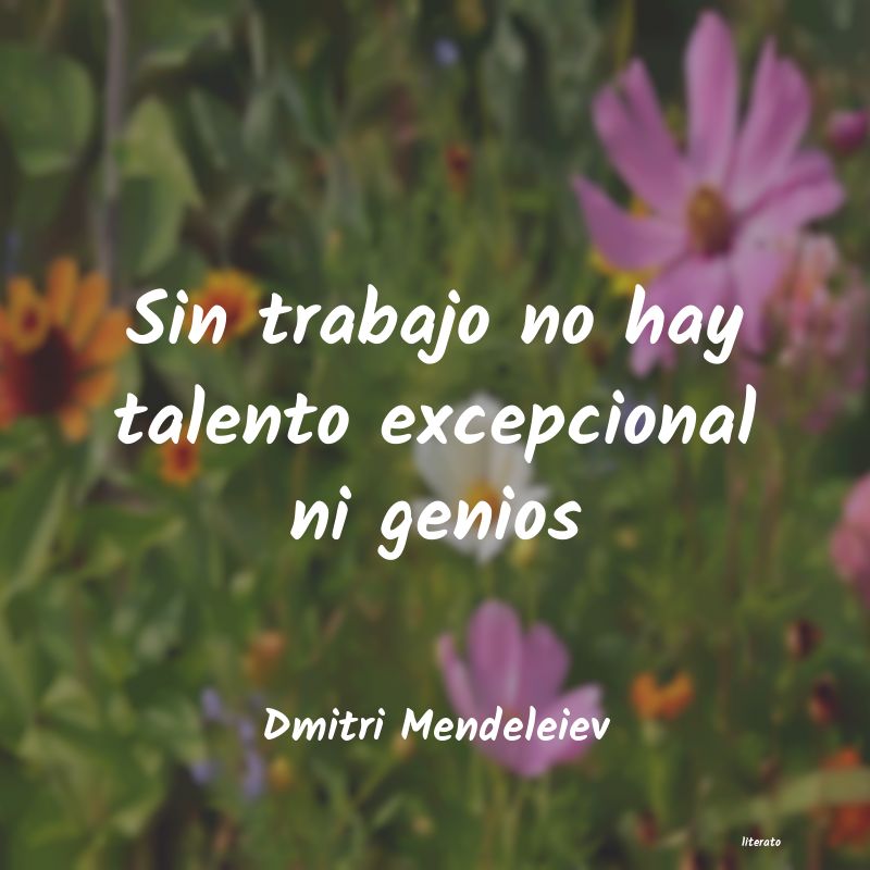 Frases de Dmitri Mendeleiev