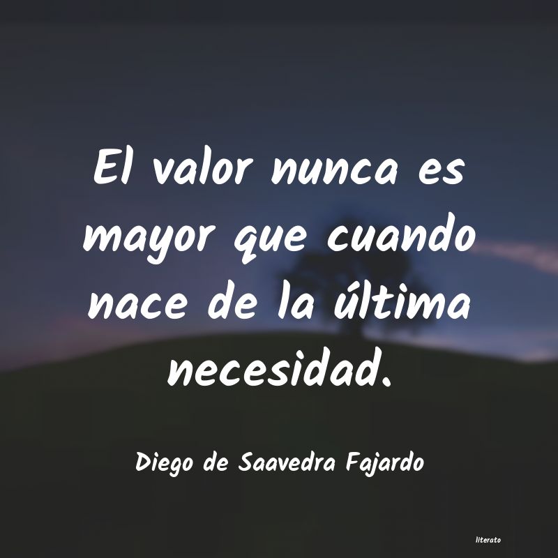 frases de Diego de Saavedra Fajardo