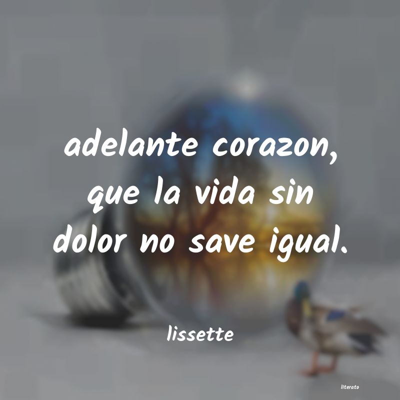 Frases de lissette