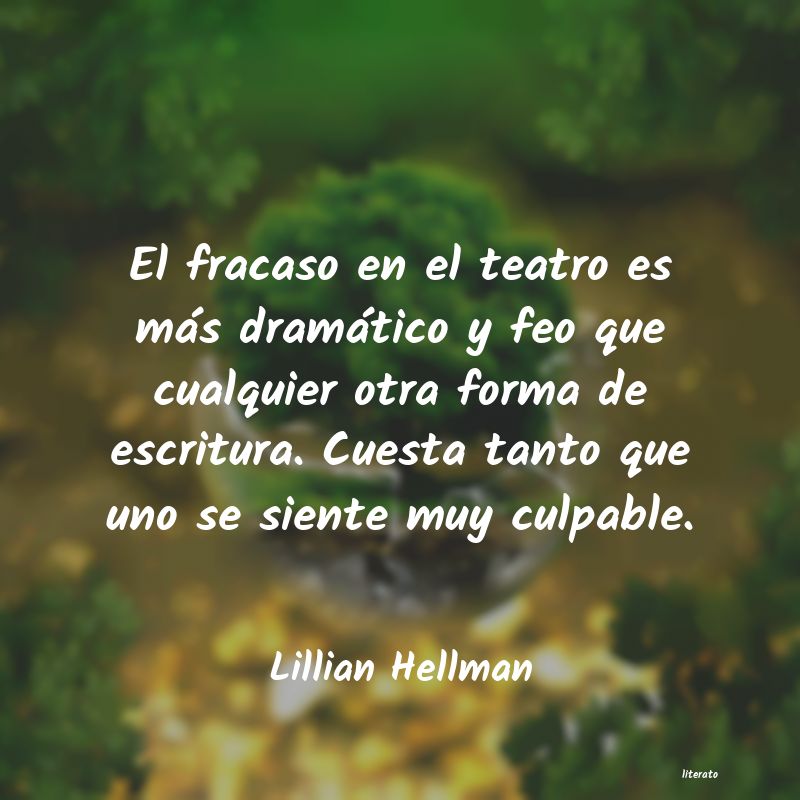 <ol class='breadcrumb' itemscope itemtype='http://schema.org/BreadcrumbList'>
<li itemprop='itemListElement'><a href='/autores/'>Autores</a></li>
<li itemprop='itemListElement'><a href='/autor/lillian_hellman/'>Lillian Hellman</a></li>
</ol>