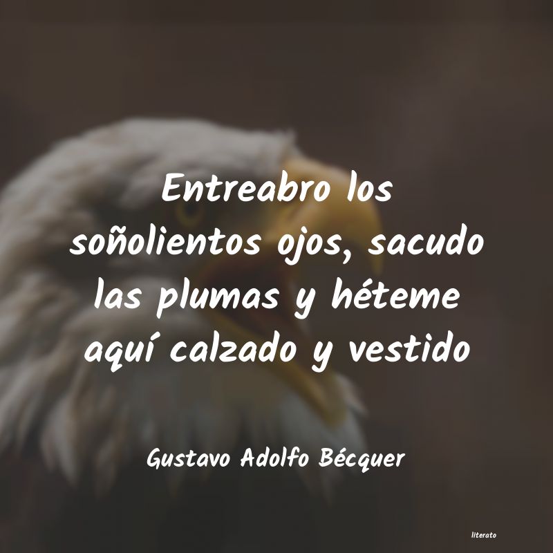 amemonos hoy digamonos adios mañana becquer