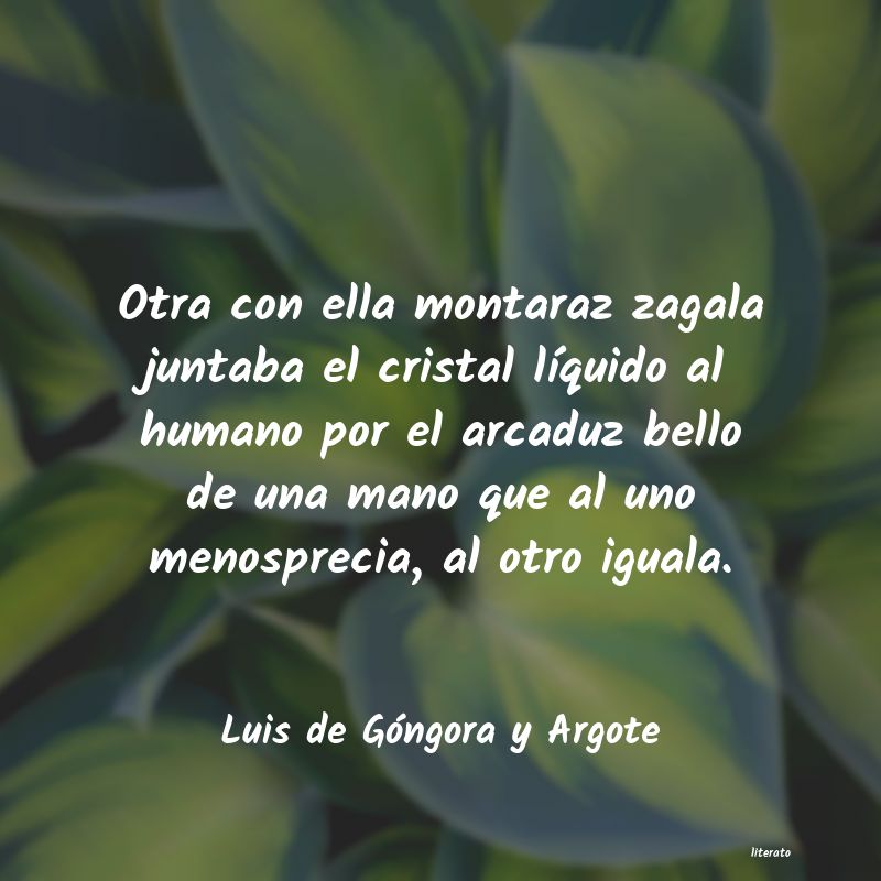 frases de Luis de Góngora y Argote