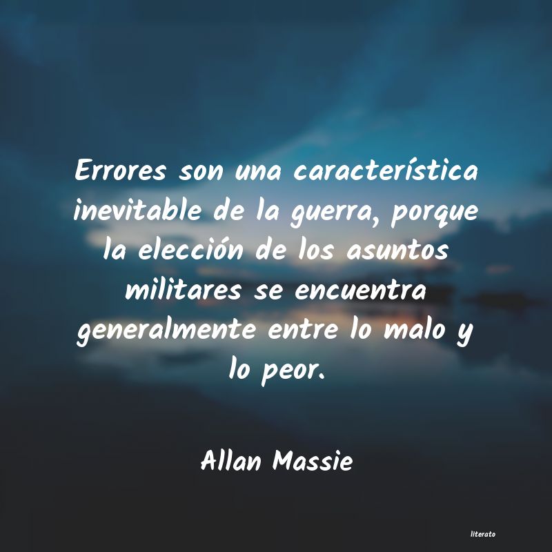 Frases de Allan Massie