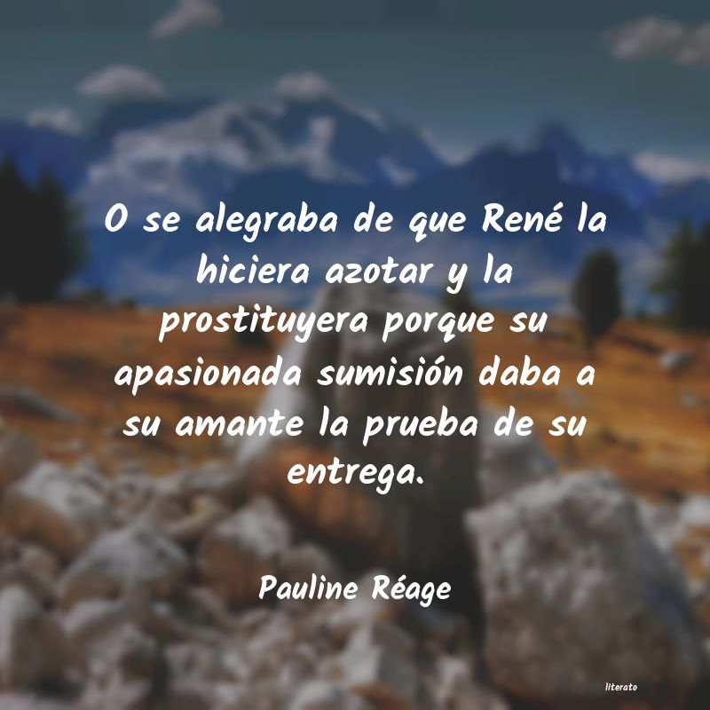 frases de Pauline Réage