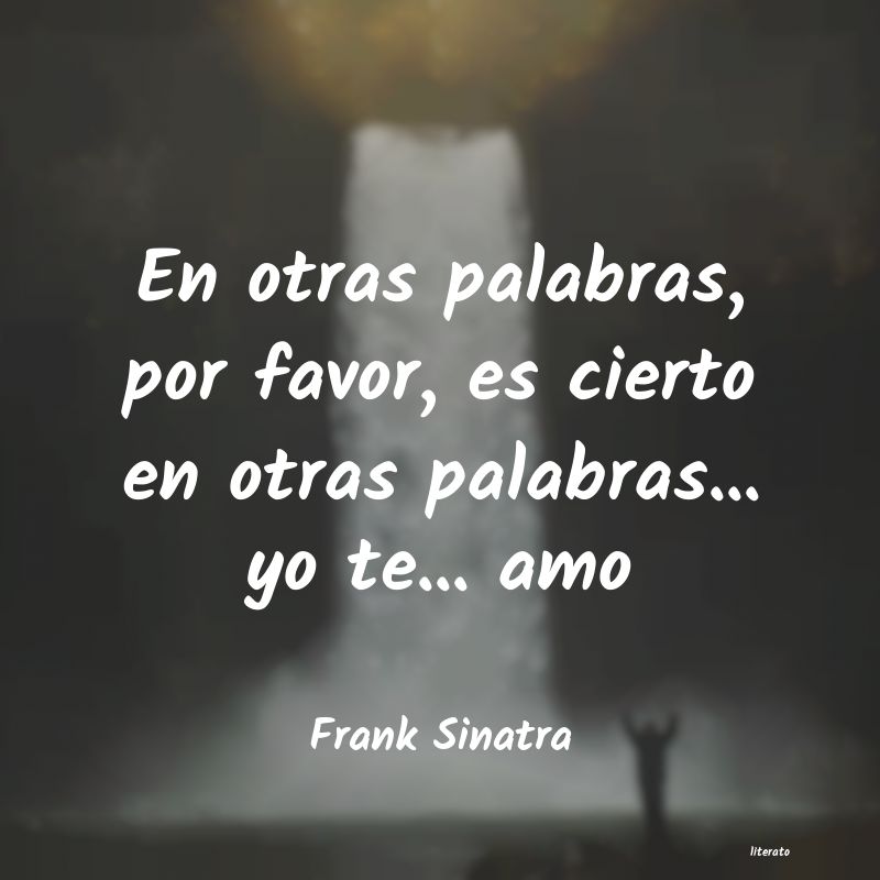 frases de Frank Sinatra