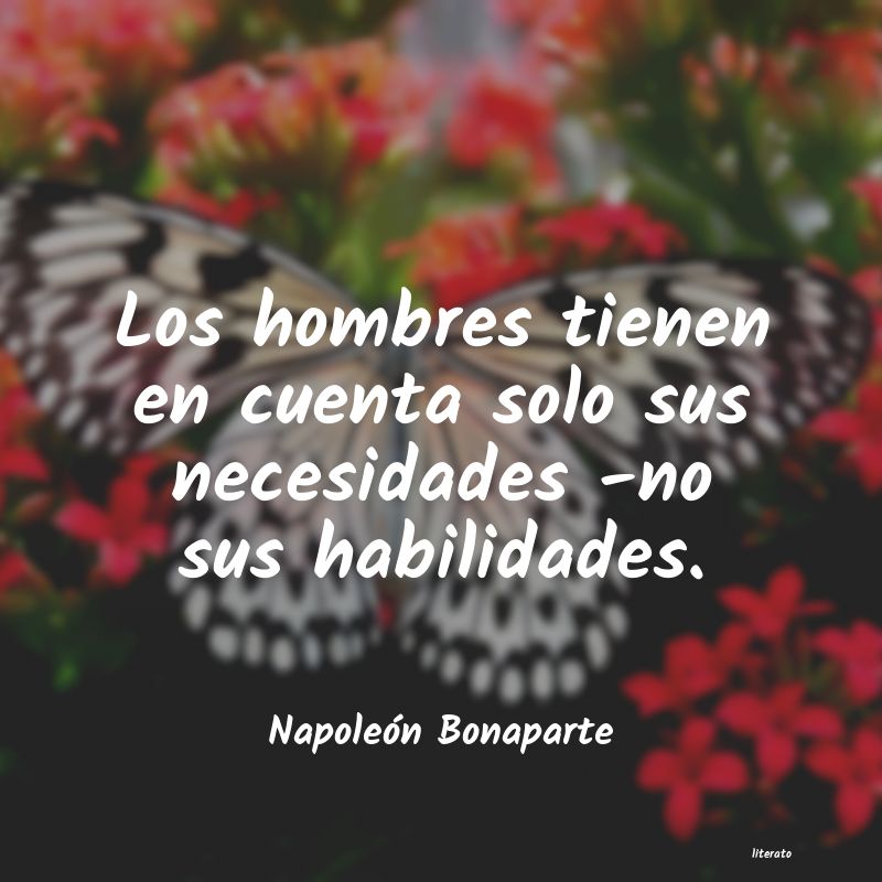 Frases de Napoleón Bonaparte