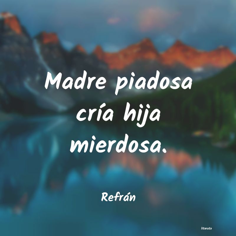 Frases de Refrán