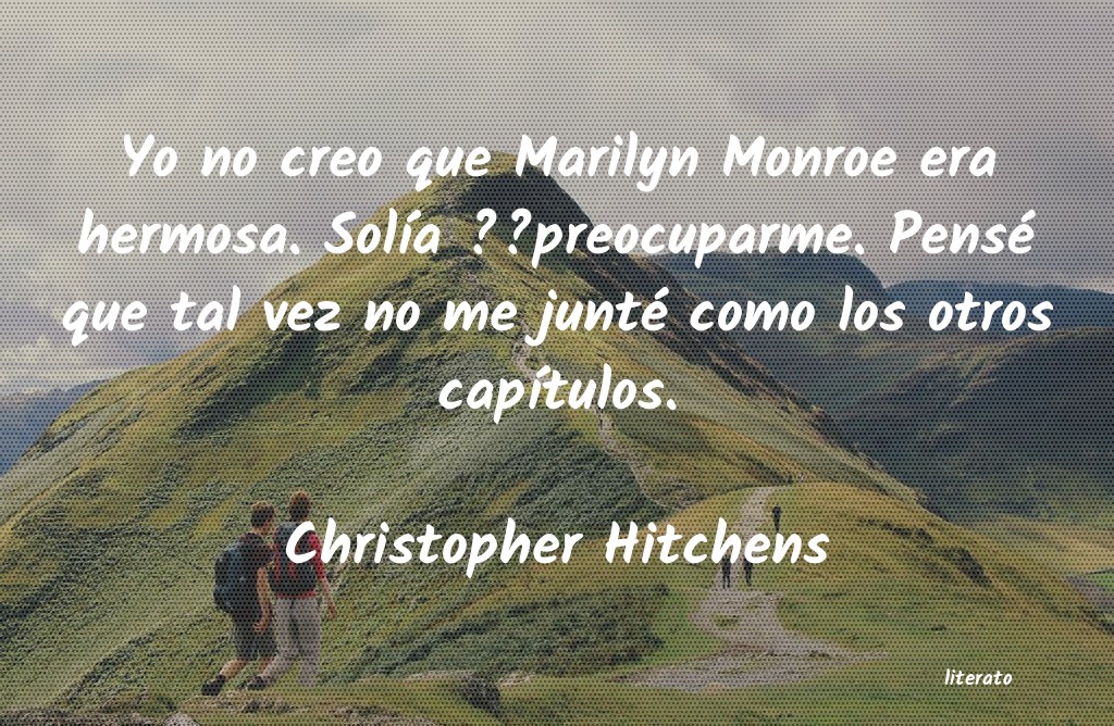 frases de Christopher Hitchens