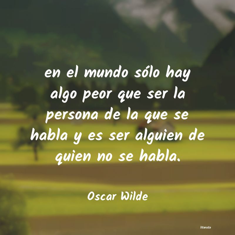 frases de Oscar Wilde