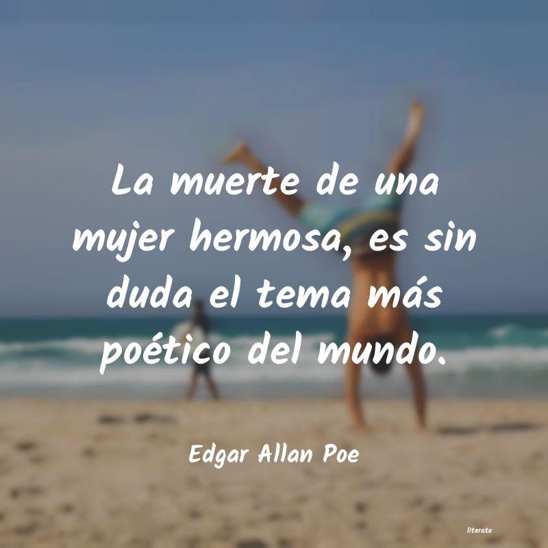 Frases de Edgar Allan Poe