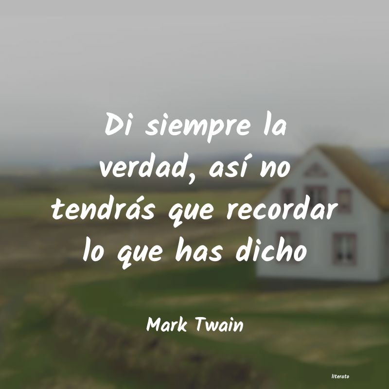 frases de Mark Twain