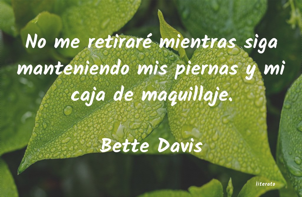frases de Bette Davis