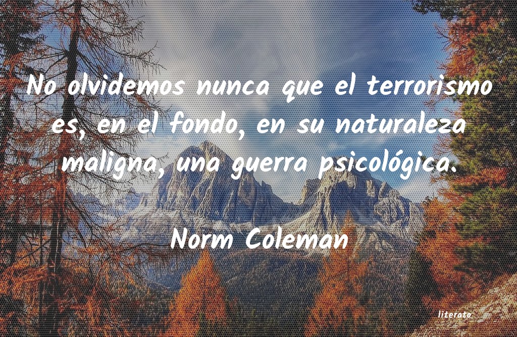 Frases de Norm Coleman