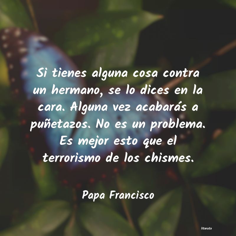 frases de Papa Francisco