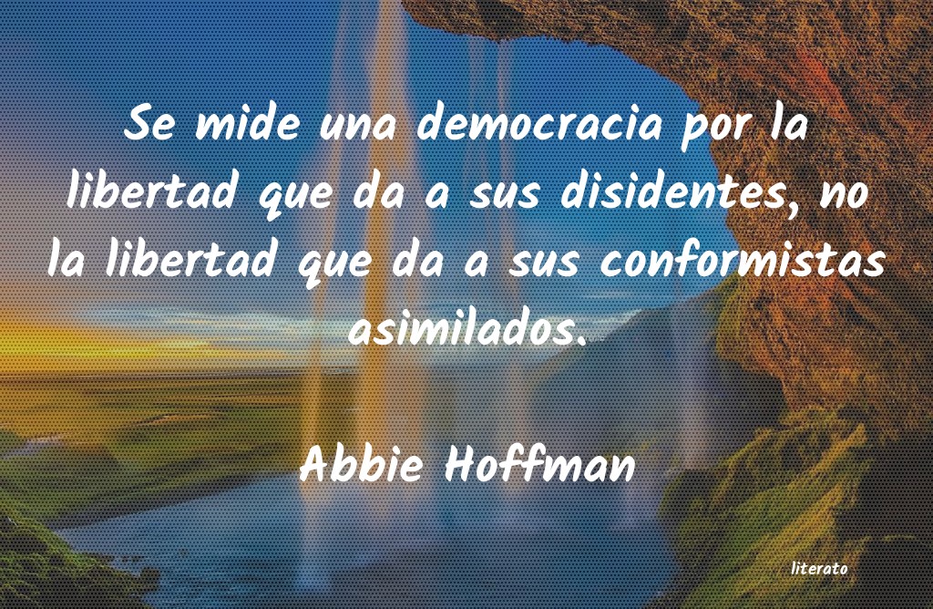 Frases de Abbie Hoffman