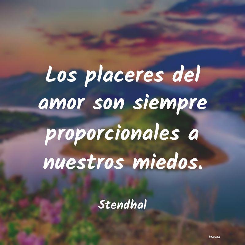 Frases de Stendhal