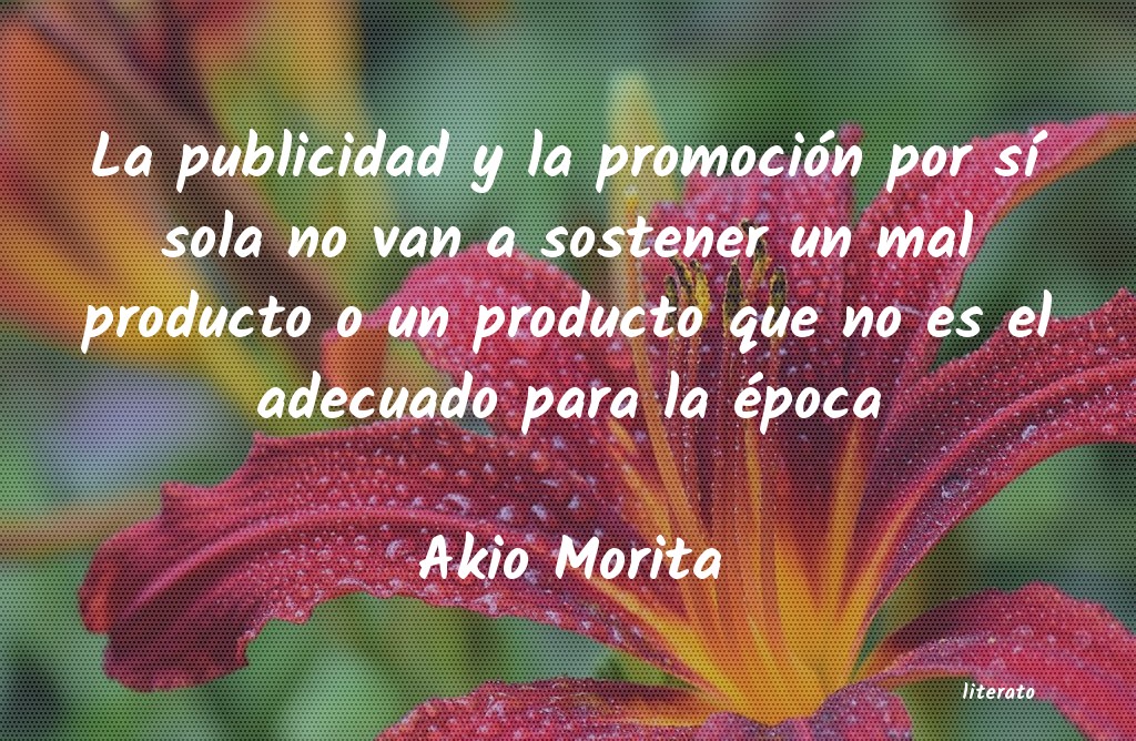 frases de Akio Morita