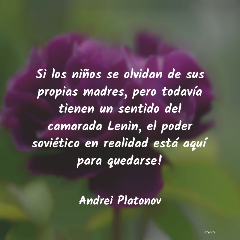 Frases de Andrei Platonov