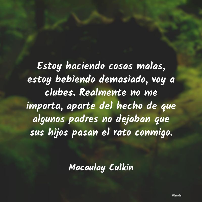 frases de Macaulay Culkin