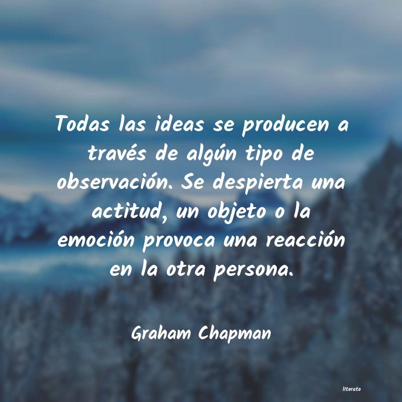 Frases de Graham Chapman