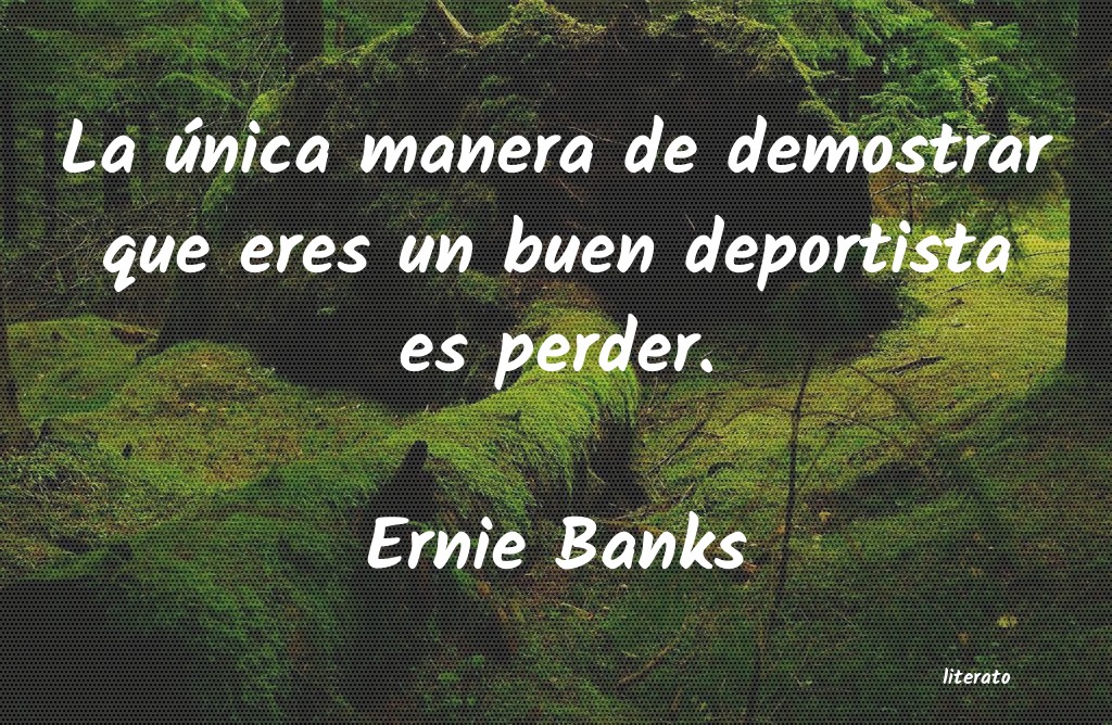 Frases de Ernie Banks