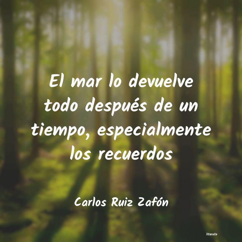 frases de Carlos Ruiz Zafón