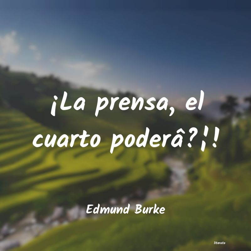 Frases de Edmund Burke