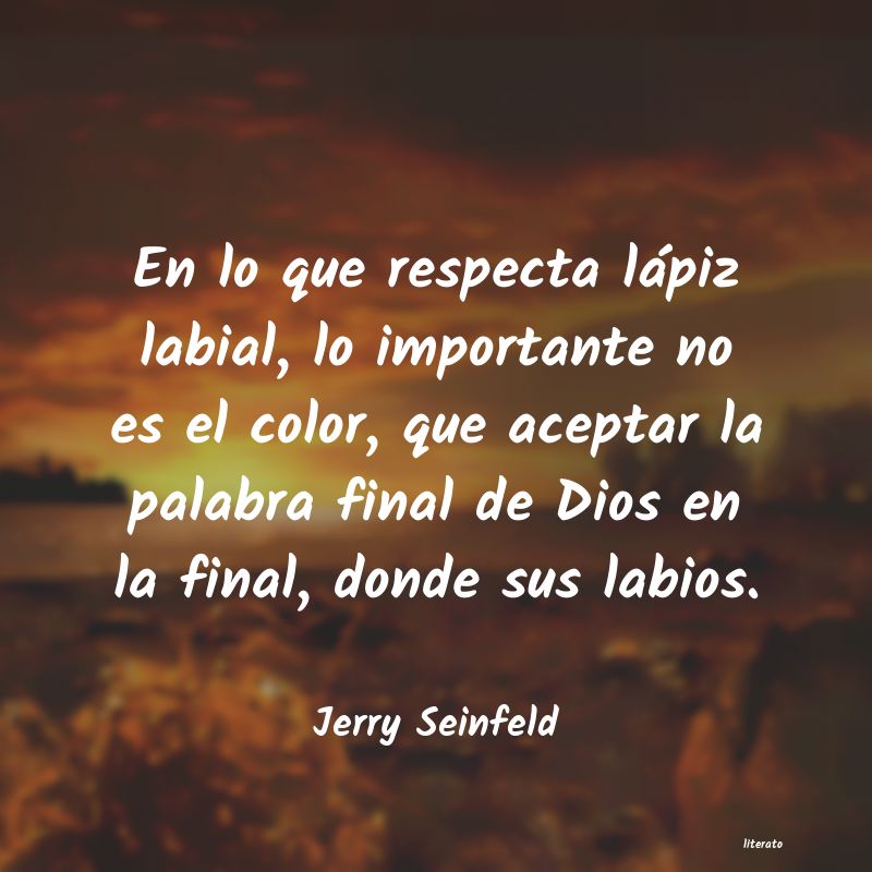 Frases de Jerry Seinfeld