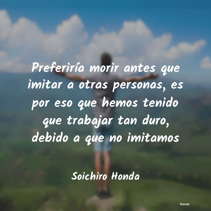 frases de Soichiro Honda