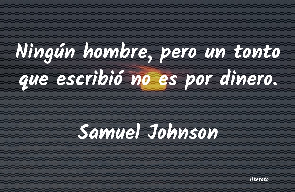 Frases de Samuel Johnson