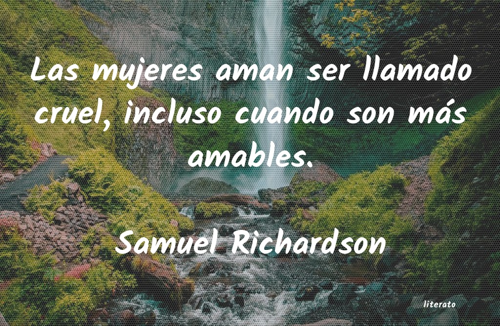 Frases de Samuel Richardson