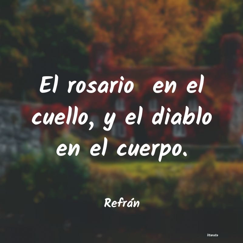 Frases de Refrán