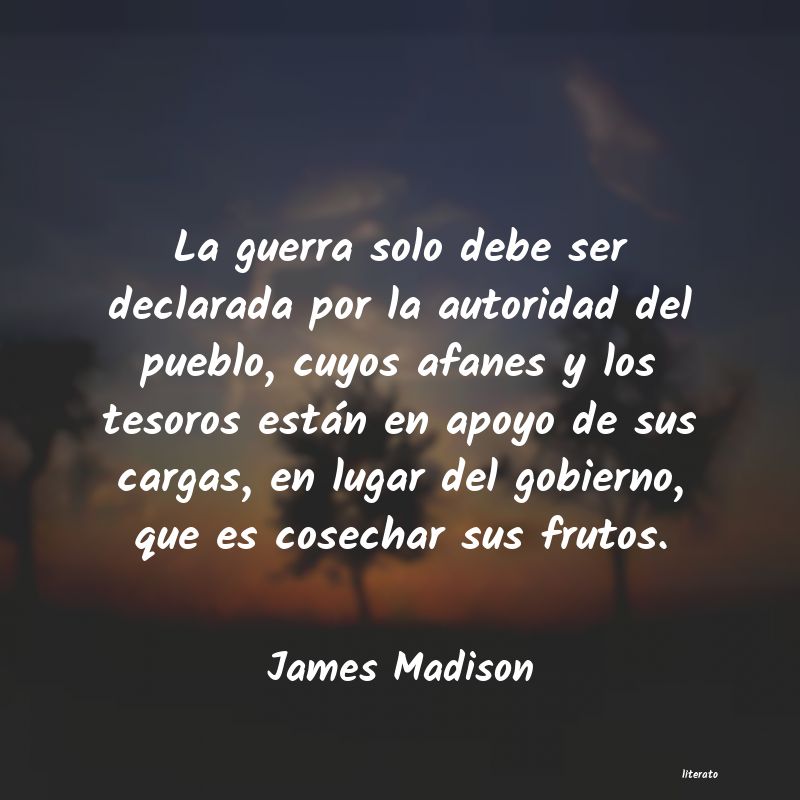 Frases de James Madison