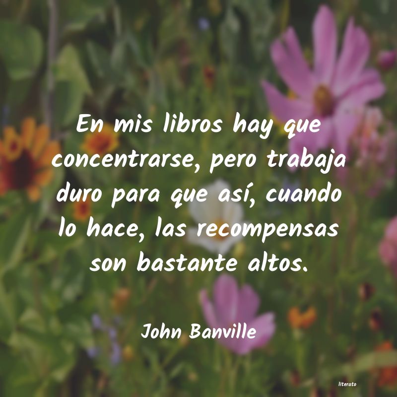 Frases de John Banville