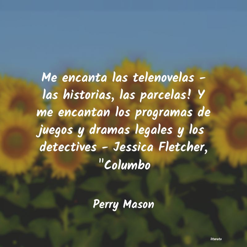 frases de Perry Mason