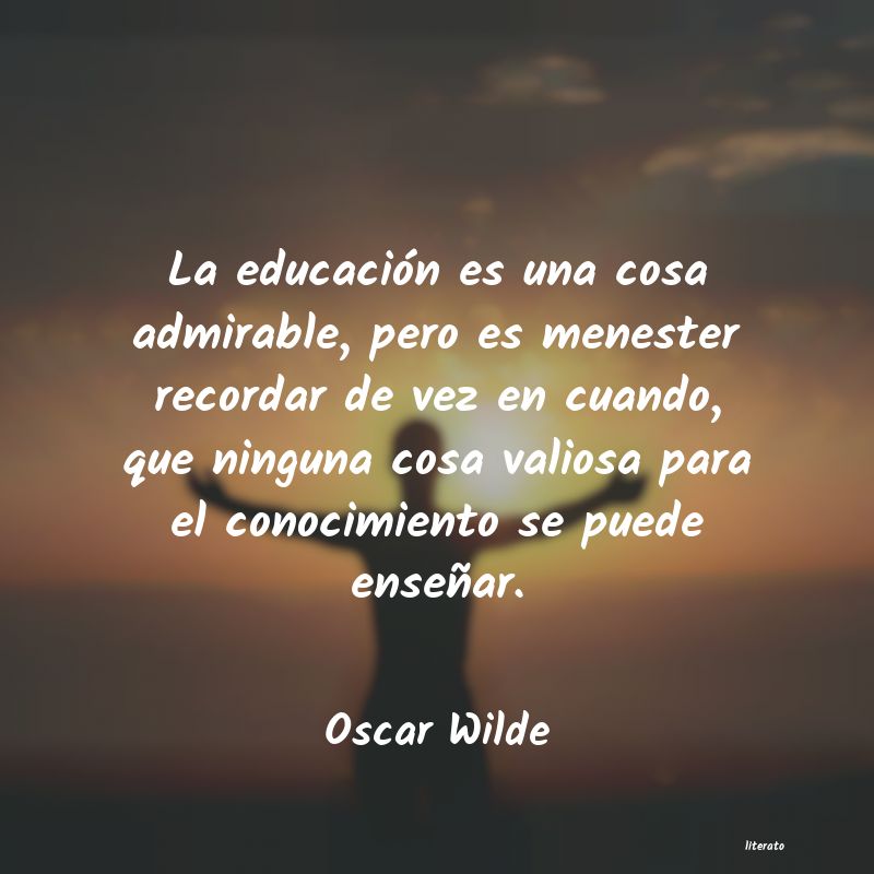 Frases de Oscar Wilde