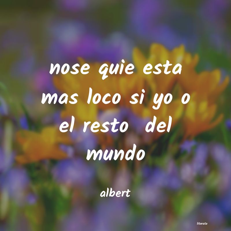 Frases de albert