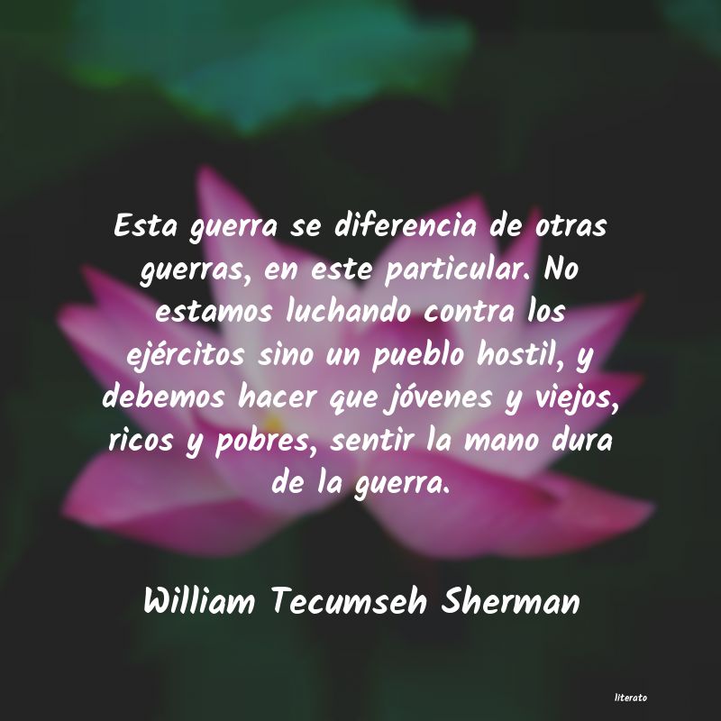 Frases de William Tecumseh Sherman