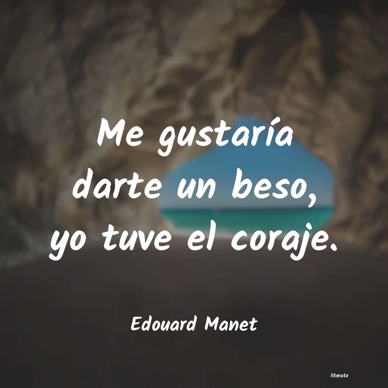 Frases de Edouard Manet