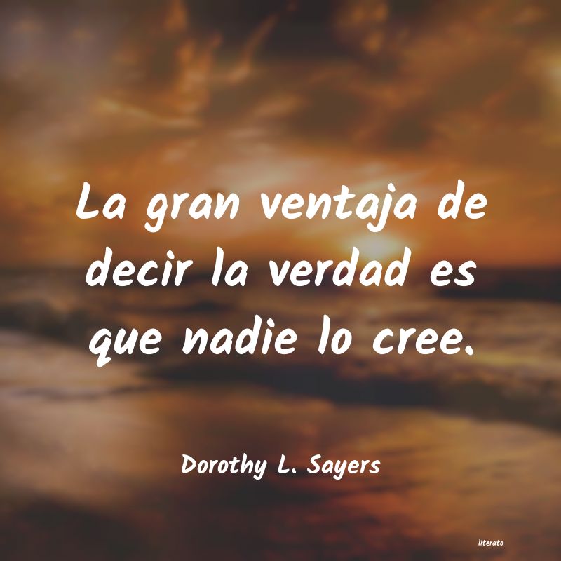 frases de Dorothy L. Sayers