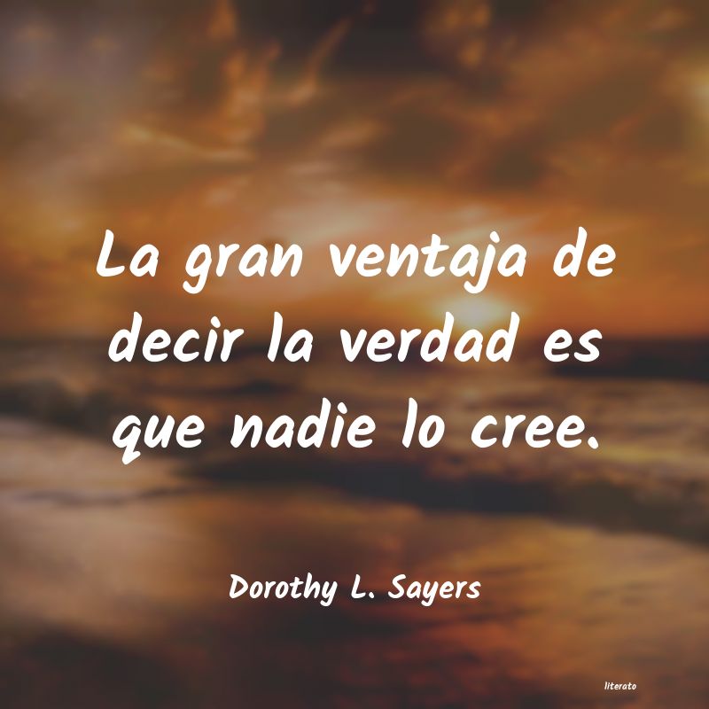 Frases de Dorothy L. Sayers