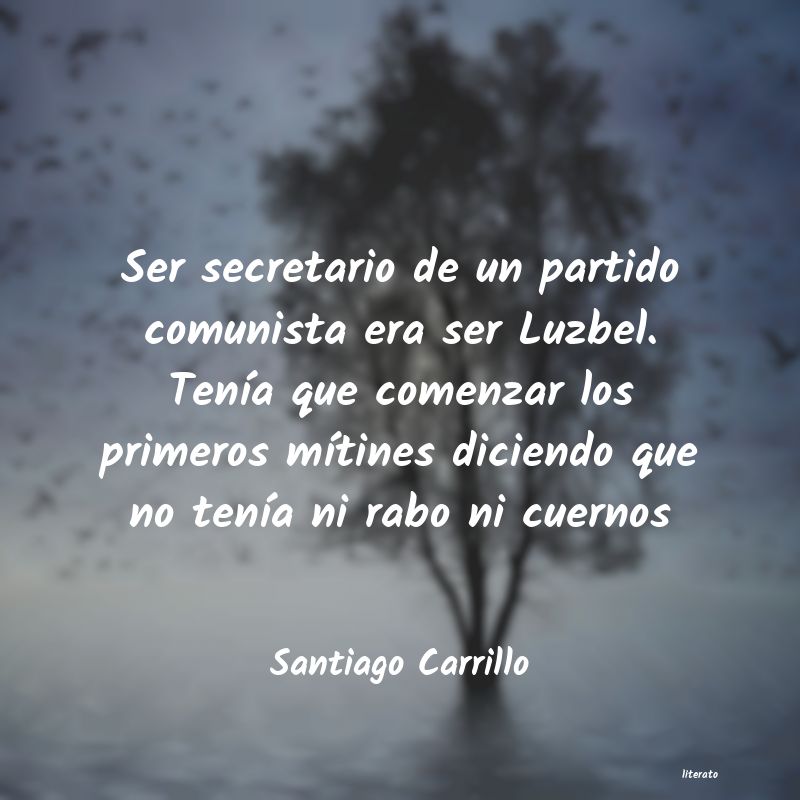 Frases de Santiago Carrillo