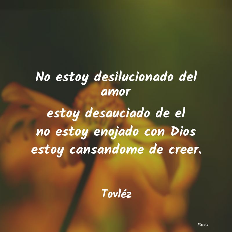 frases de Tovléz