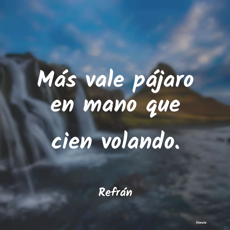 Frases de Refrán